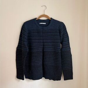 Outerknown Men's Crewneck Sweater - Navy and Dark Blue
